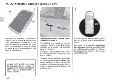 2021-2022 Renault Kangoo Owner's Manual | Spanish