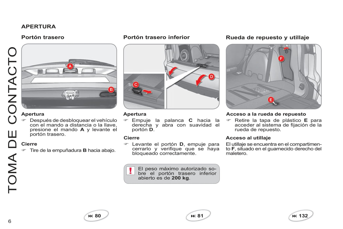 2011-2012 Citroën C-Crosser Bedienungsanleitung | Spanisch