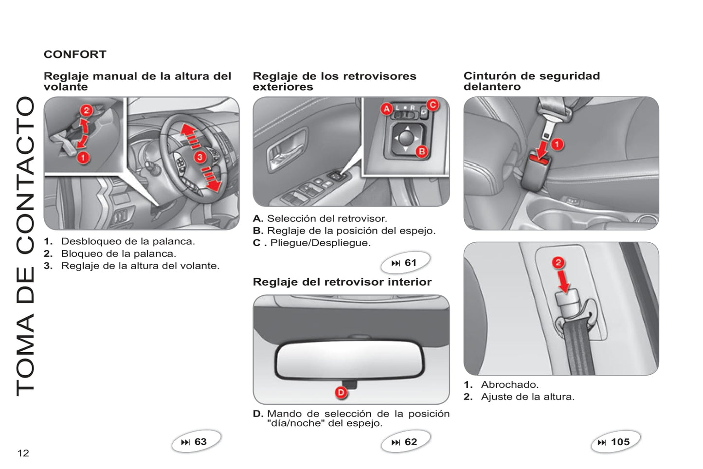 2011-2012 Citroën C-Crosser Bedienungsanleitung | Spanisch