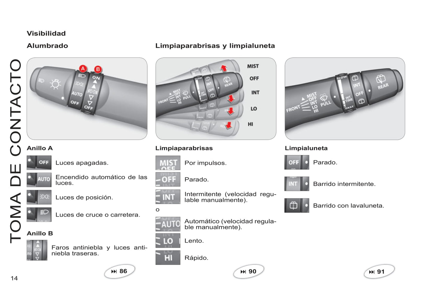 2011-2012 Citroën C-Crosser Bedienungsanleitung | Spanisch