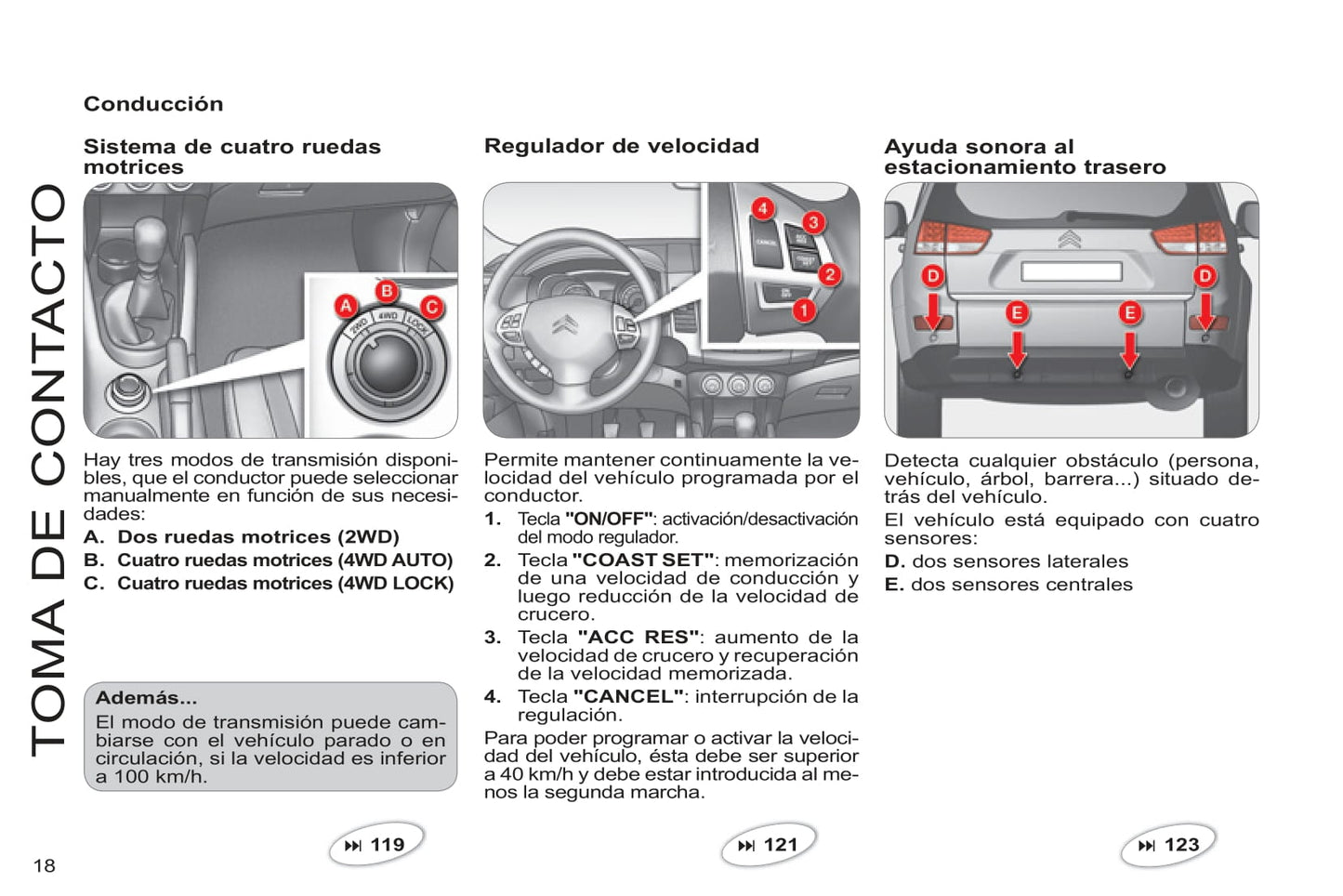 2011-2012 Citroën C-Crosser Bedienungsanleitung | Spanisch