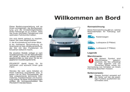 2011-2012 Peugeot Partner Origin Gebruikershandleiding | Duits