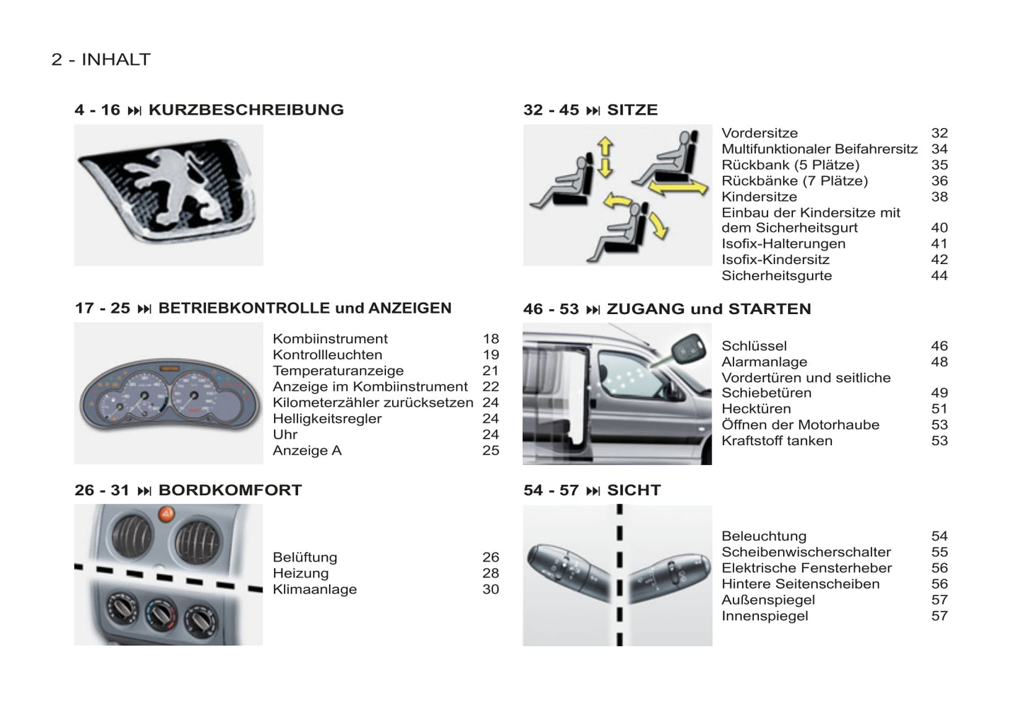 2011-2012 Peugeot Partner Origin Gebruikershandleiding | Duits