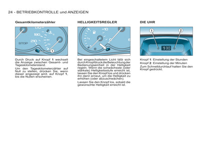 2011-2012 Peugeot Partner Origin Gebruikershandleiding | Duits