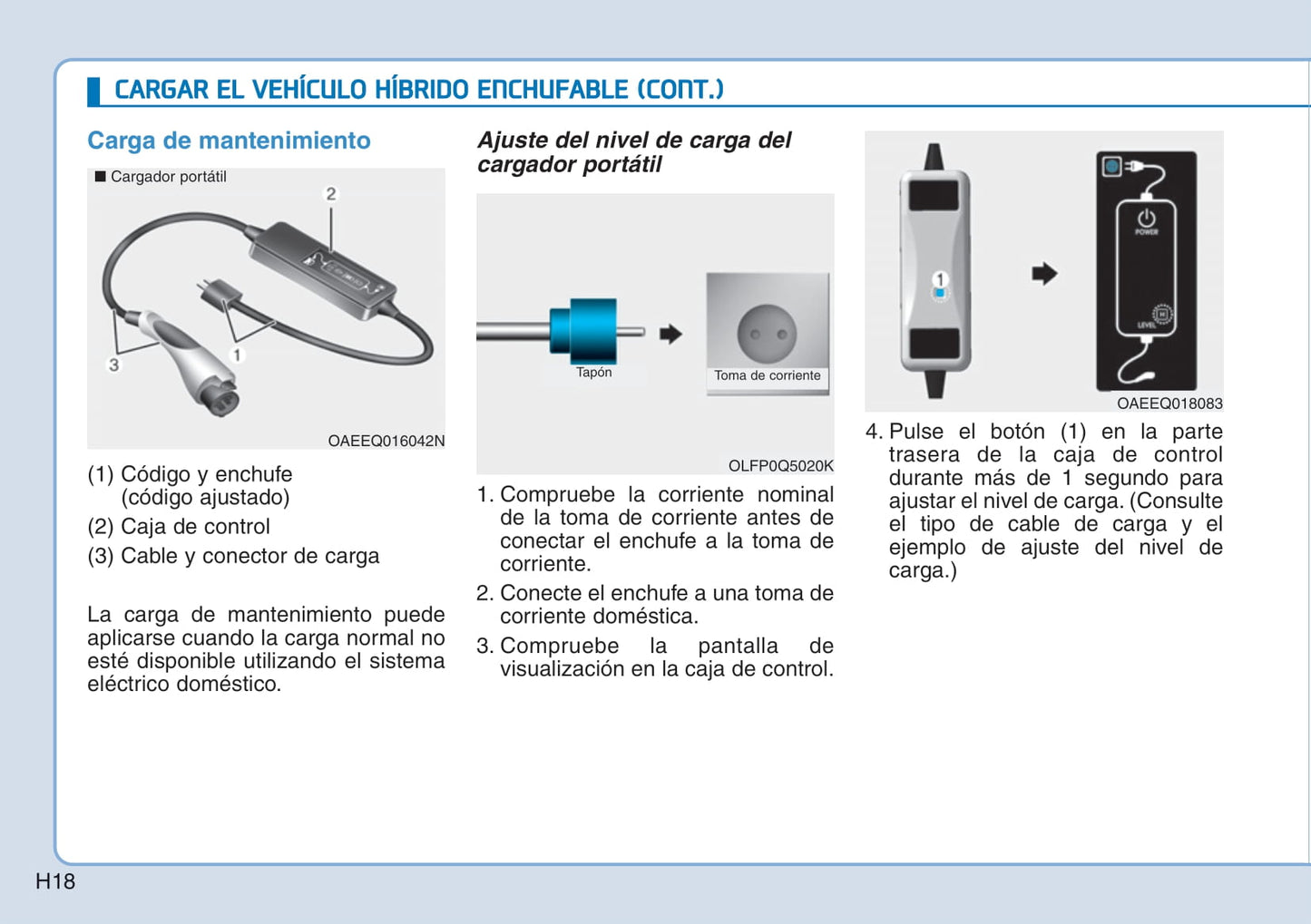 2017-2018 Hyundai Ioniq Hybrid Gebruikershandleiding | Spaans