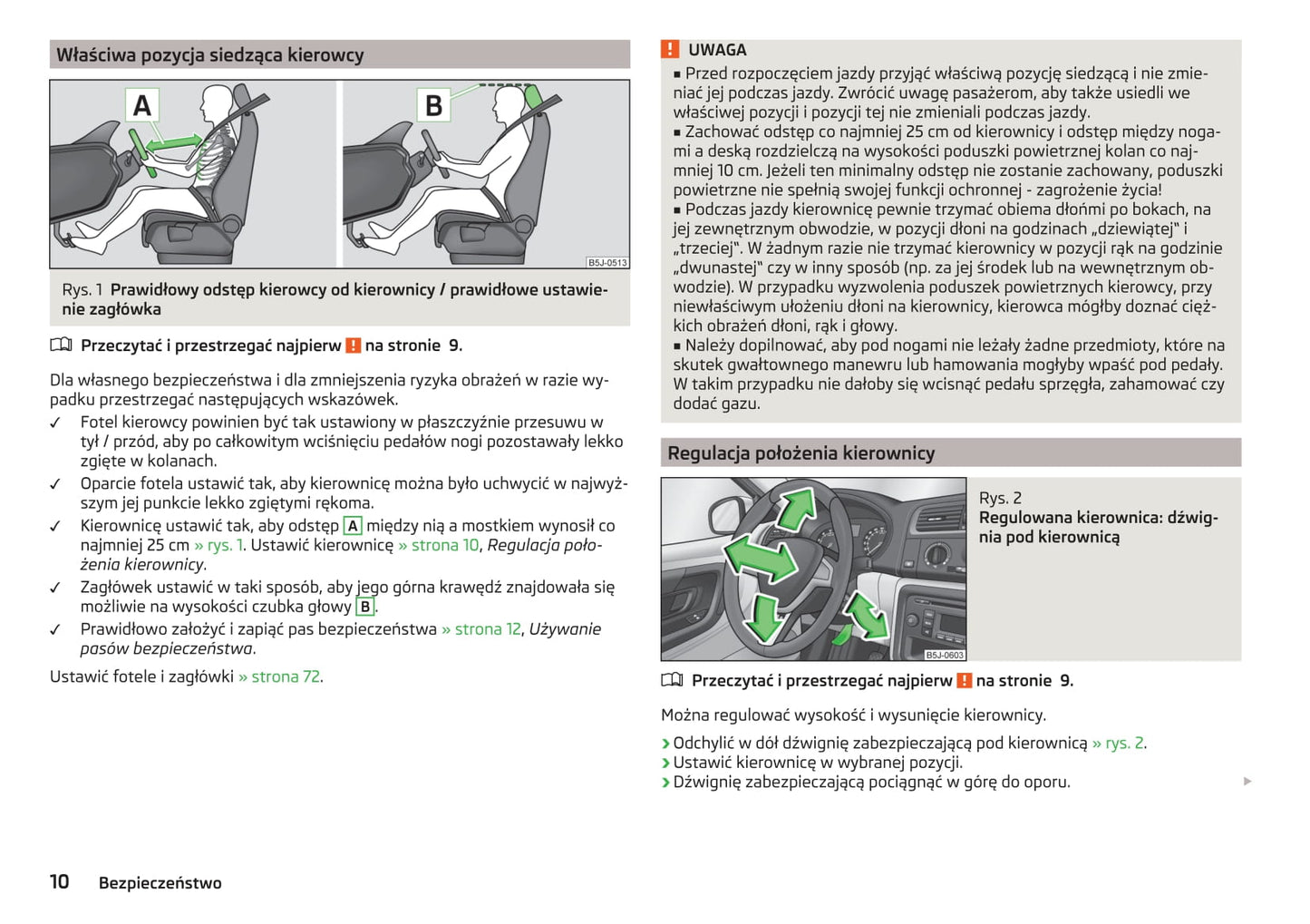 2014-2015 Skoda Roomster Owner's Manual | Polish