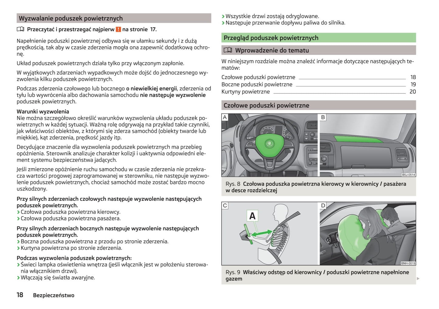 2014-2015 Skoda Roomster Owner's Manual | Polish