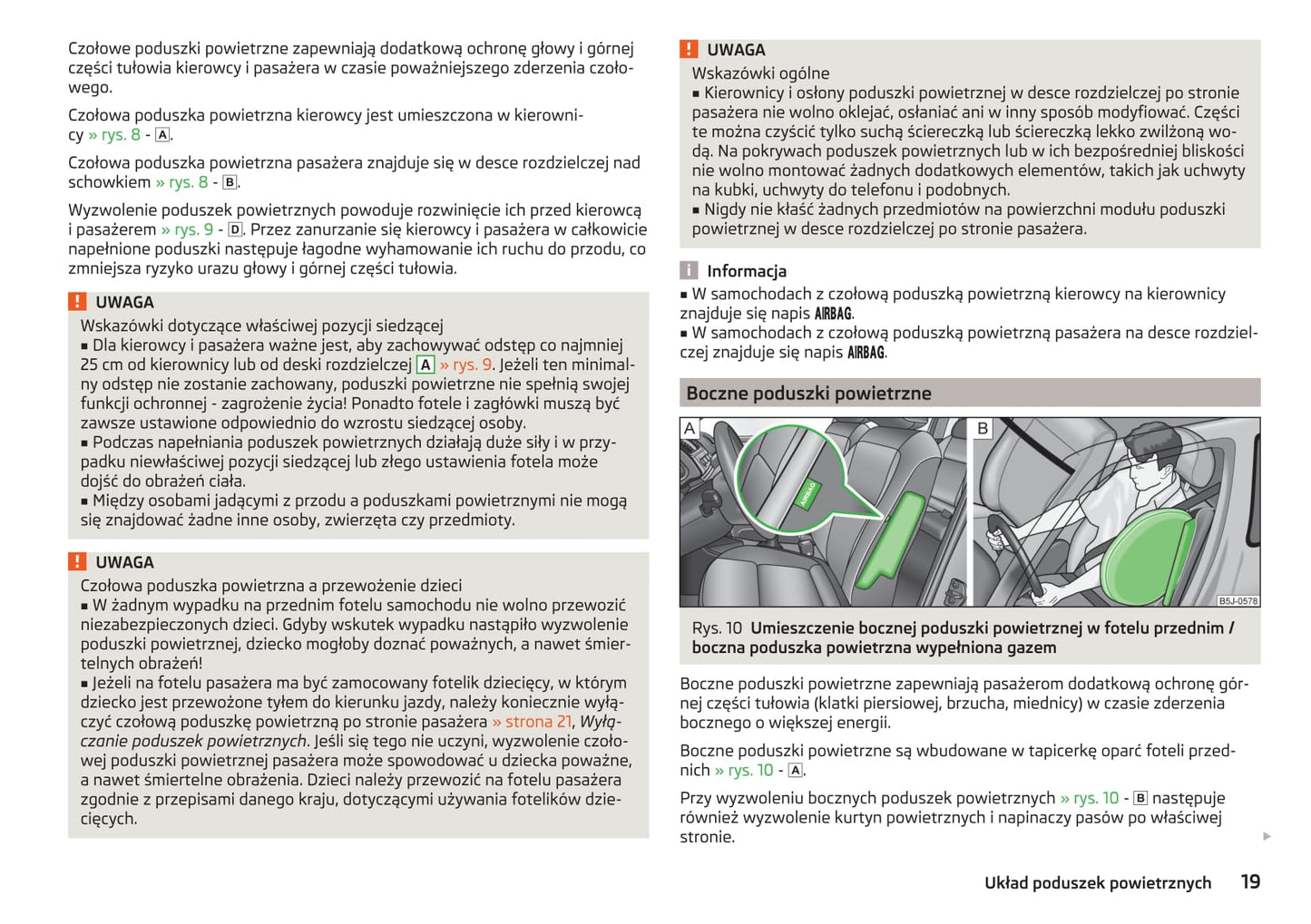 2014-2015 Skoda Roomster Owner's Manual | Polish