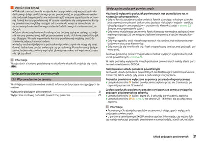 2014-2015 Skoda Roomster Owner's Manual | Polish