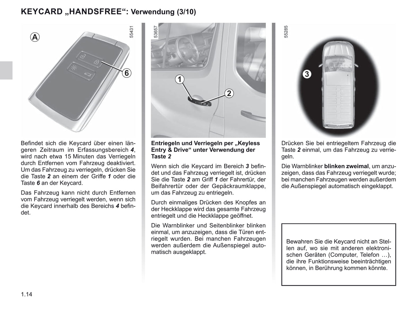 2021-2022 Renault Trafic Owner's Manual | German