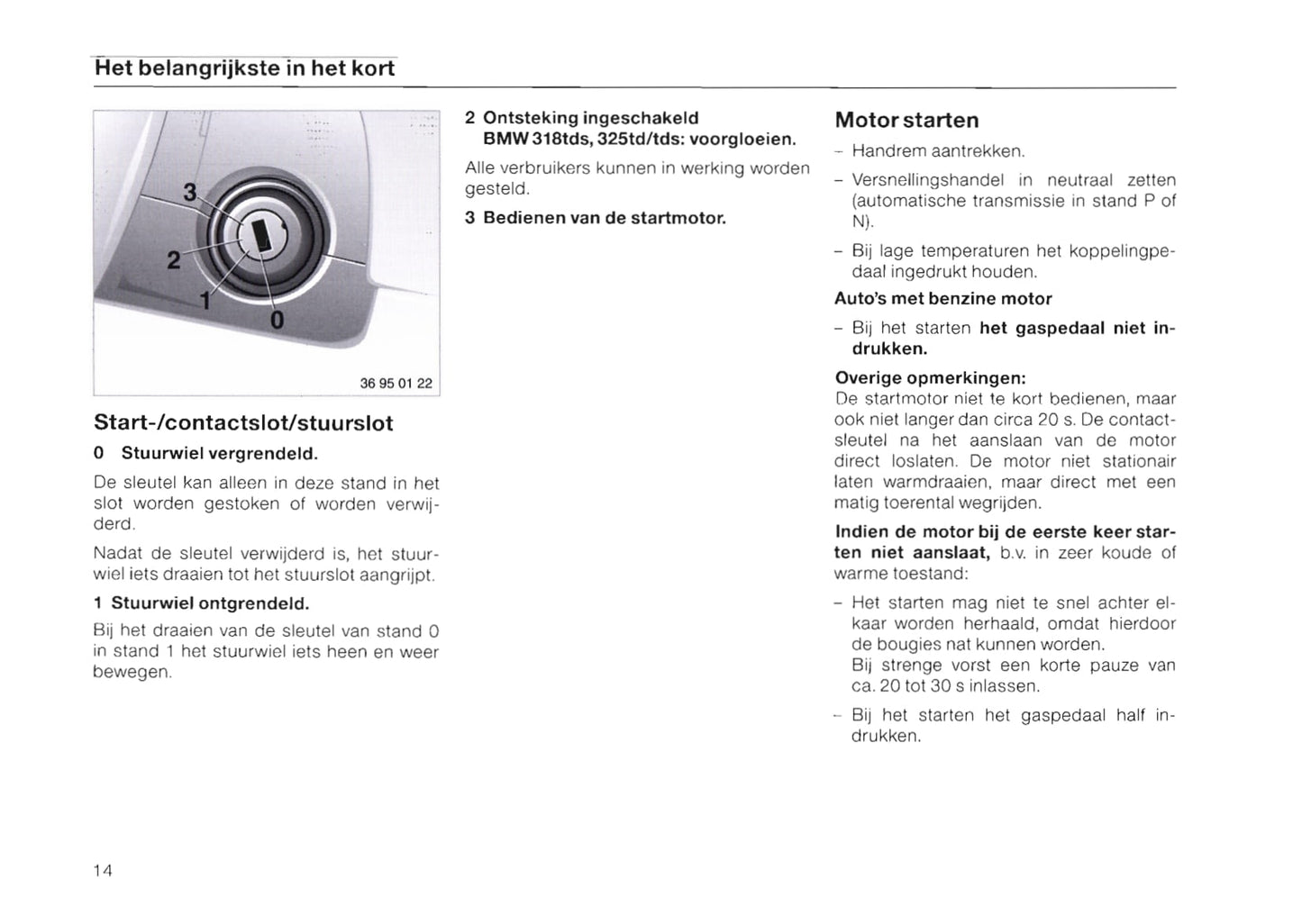 1996-1997 BMW 3 Series/3 Series Coupé/3 Series Cabrio/3 Series Touring Owner's Manual | Dutch