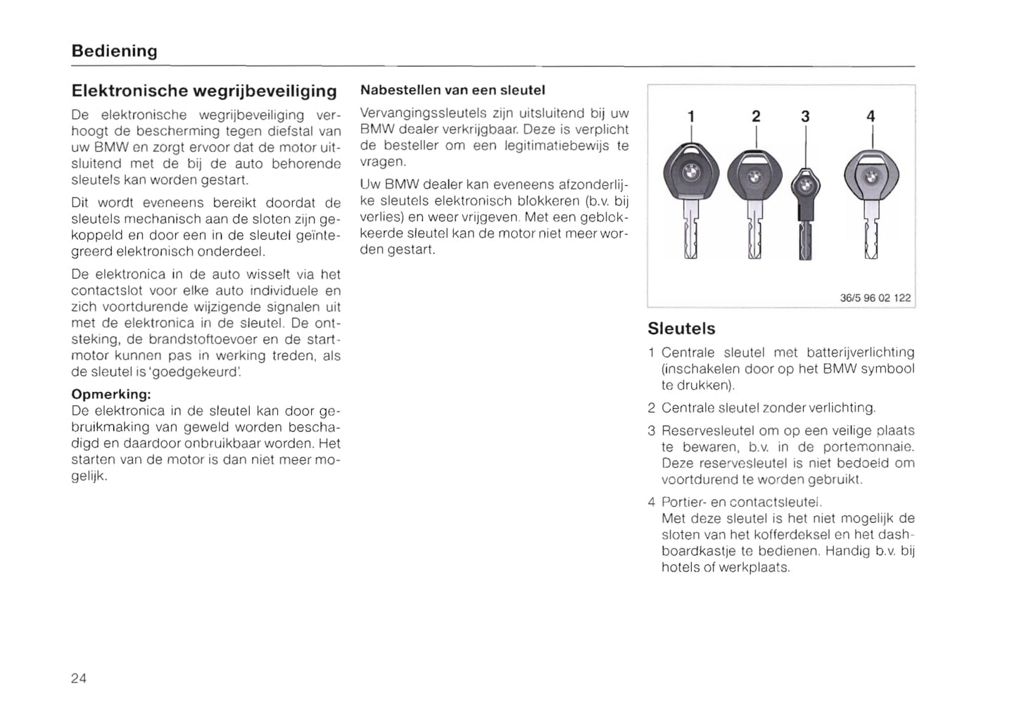 1996-1997 BMW 3 Series/3 Series Coupé/3 Series Cabrio/3 Series Touring Owner's Manual | Dutch