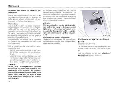 1996-1997 BMW 3 Series/3 Series Coupé/3 Series Cabrio/3 Series Touring Owner's Manual | Dutch