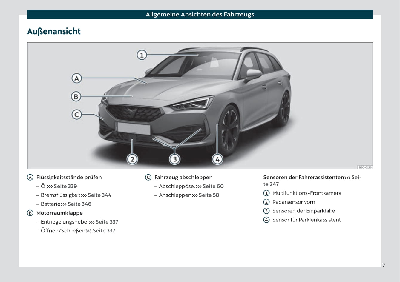 2020-2021 Cupra Leon Owner's Manual | German