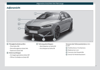 2020-2021 Cupra Leon Owner's Manual | German