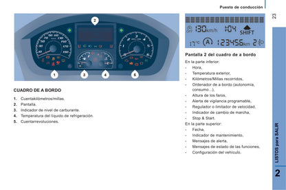 2014-2015 Peugeot Boxer Gebruikershandleiding | Spaans