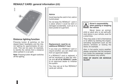 2016 Renault Mégane Owner's Manual | English