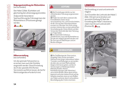 2013-2023 Alfa Romeo 4C Owner's Manual | German