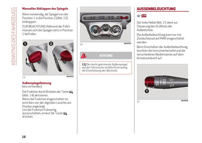 2013-2023 Alfa Romeo 4C Owner's Manual | German