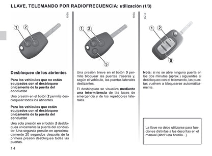 2020-2021 Renault Trafic Owner's Manual | Spanish