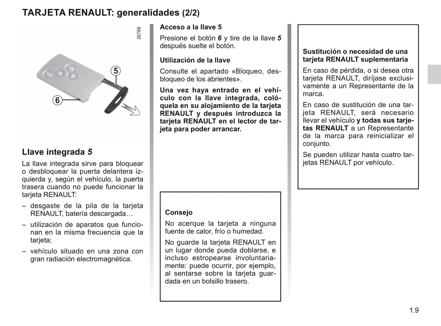 2020-2021 Renault Trafic Owner's Manual | Spanish