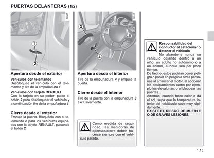 2020-2021 Renault Trafic Owner's Manual | Spanish