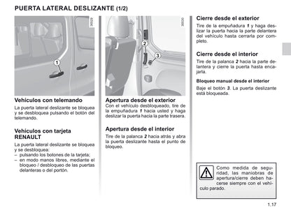 2020-2021 Renault Trafic Owner's Manual | Spanish