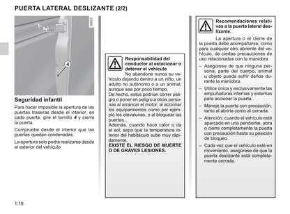 2020-2021 Renault Trafic Owner's Manual | Spanish