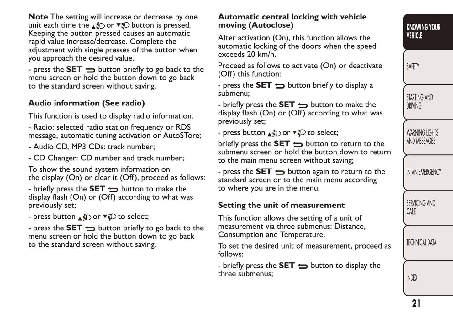 2016-2017 Fiat Qubo Bedienungsanleitung | Englisch