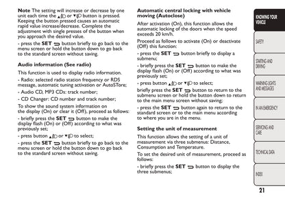 2016-2017 Fiat Qubo Bedienungsanleitung | Englisch