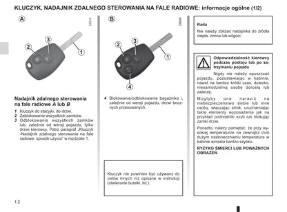 2018-2019 Renault Trafic Owner's Manual | Polish