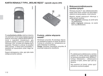 2018-2019 Renault Trafic Owner's Manual | Polish