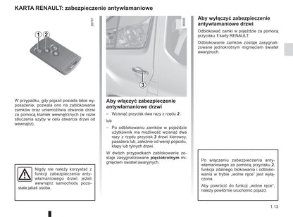 2018-2019 Renault Trafic Owner's Manual | Polish