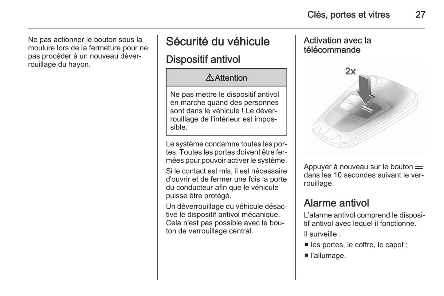 2013-2014 Opel Corsa Gebruikershandleiding | Frans