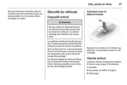 2013-2014 Opel Corsa Gebruikershandleiding | Frans