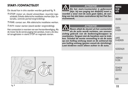 2010-2011 Fiat Punto Evo Gebruikershandleiding | Nederlands