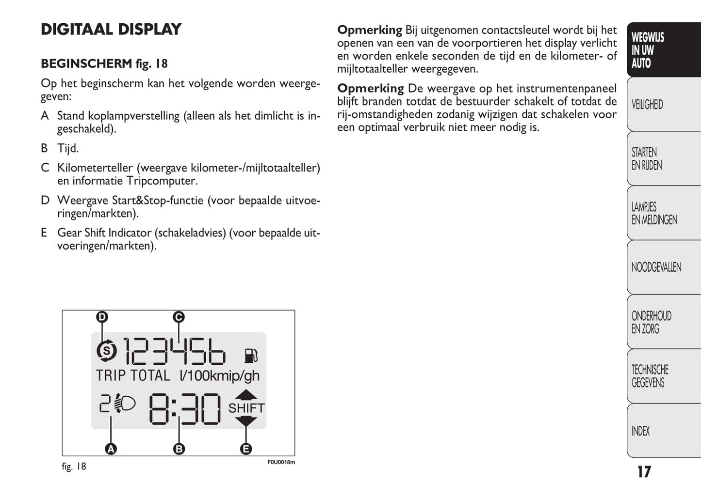 2010-2011 Fiat Punto Evo Gebruikershandleiding | Nederlands