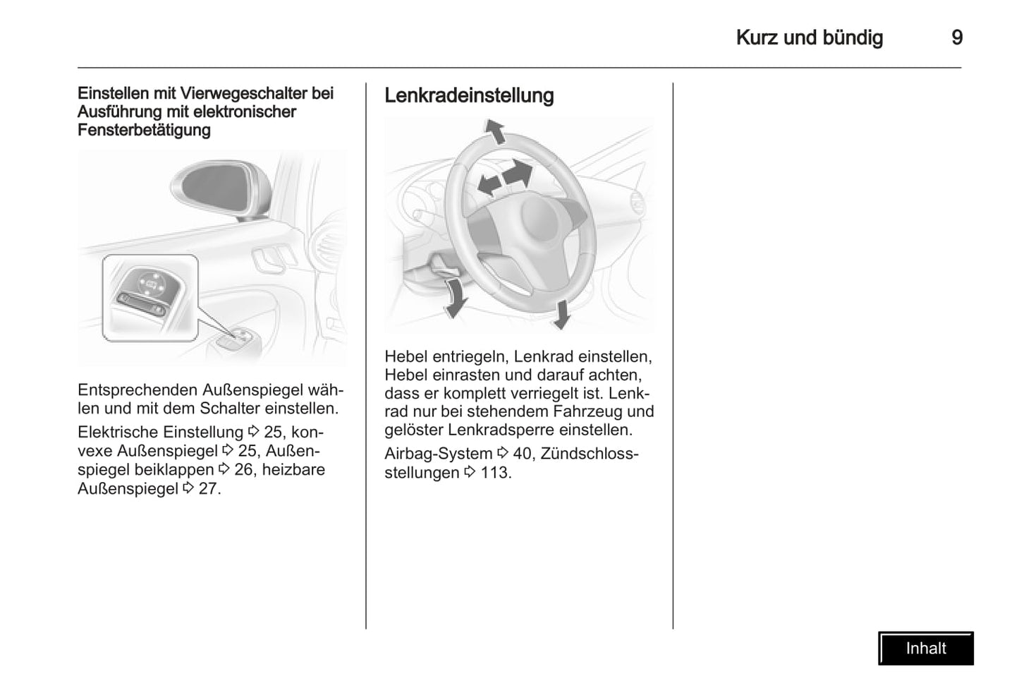 2009-2010 Opel Corsa Bedienungsanleitung | Deutsch