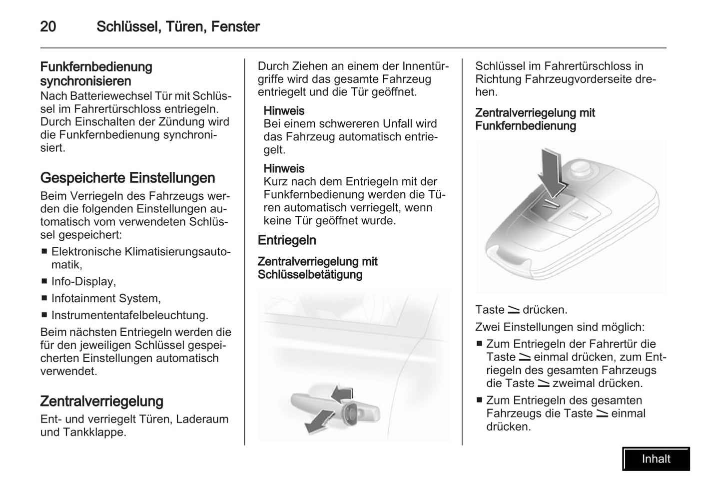 2009-2010 Opel Corsa Bedienungsanleitung | Deutsch