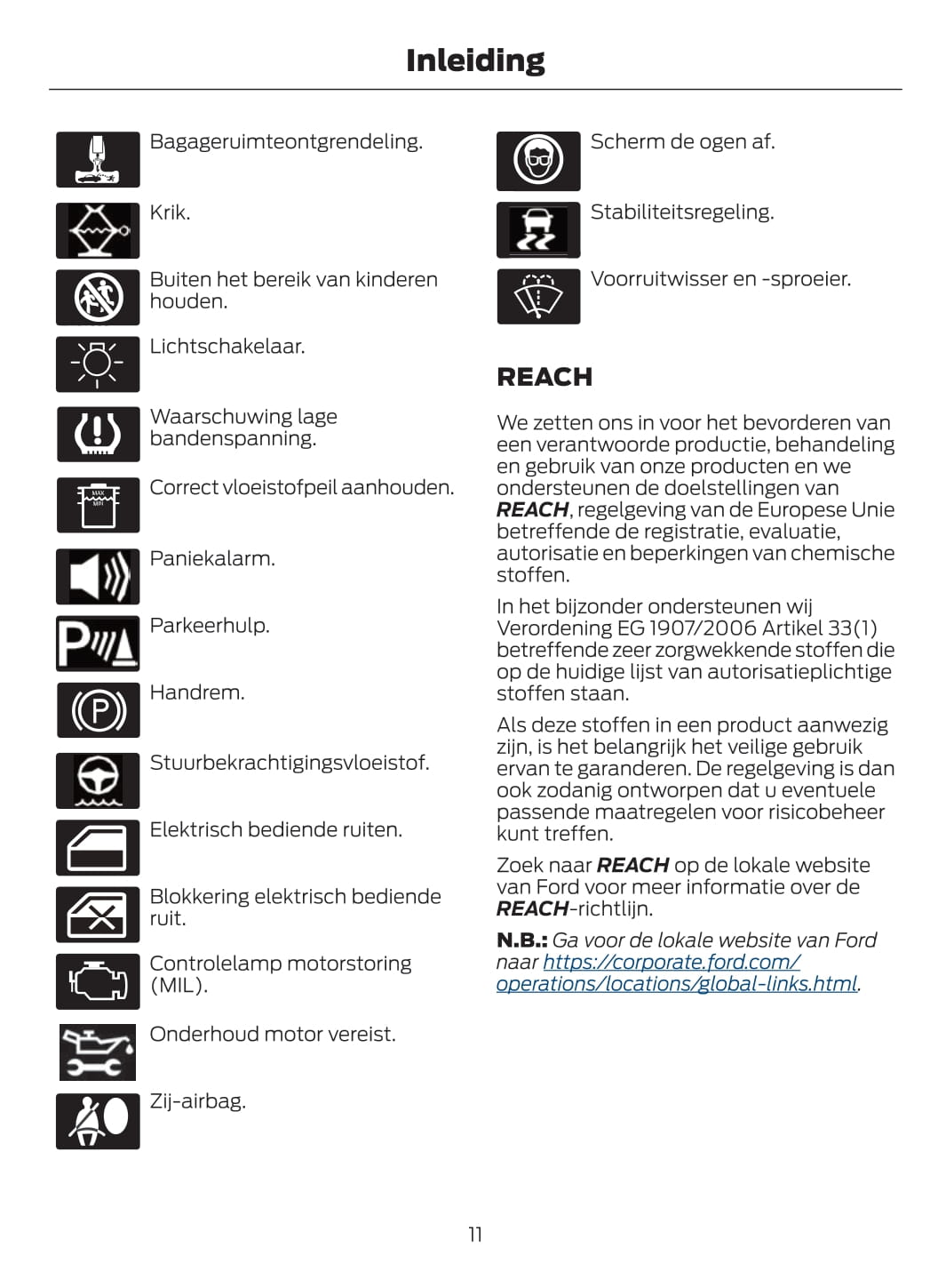 2021-2022 Ford Mondeo/Mondeo Hybrid Owner's Manual | Dutch