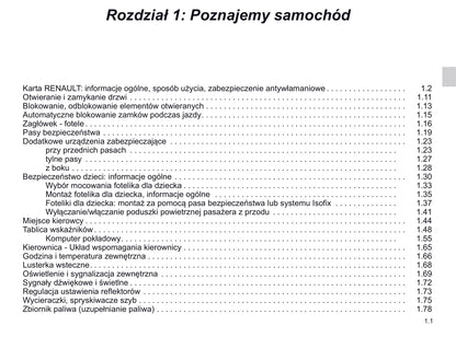 2018-2019 Renault Captur Bedienungsanleitung | Polnisch