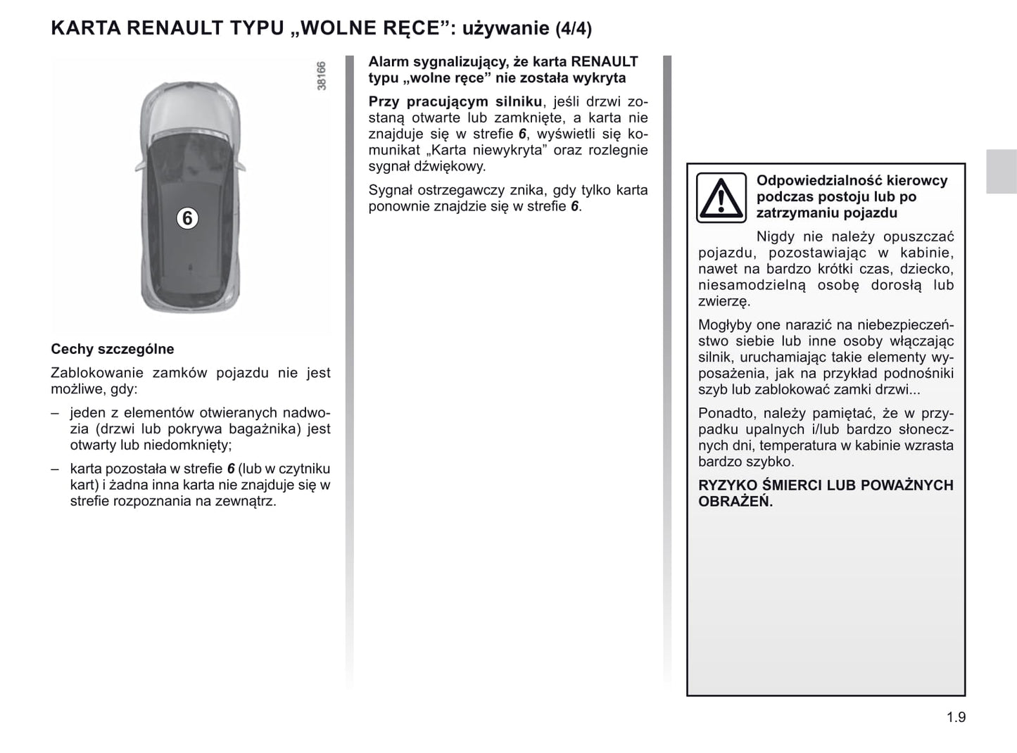 2018-2019 Renault Captur Bedienungsanleitung | Polnisch