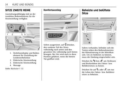 2017-2018 Cadillac CT6 Owner's Manual | German