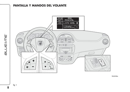 Abarth Punto Evo Blue&Me Instrucciones 2010 - 2012