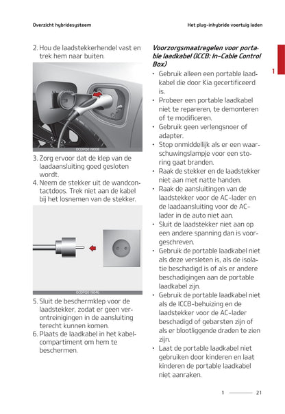 2020-2021 Kia Ceed Plug-in Hybrid Owner's Manual | Dutch