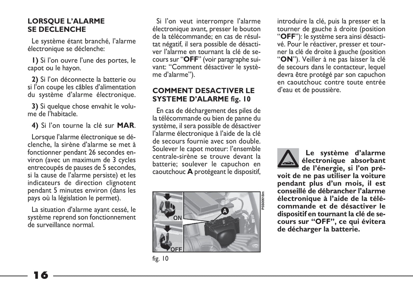 2003-2004 Fiat Barchetta Bedienungsanleitung | Französisch