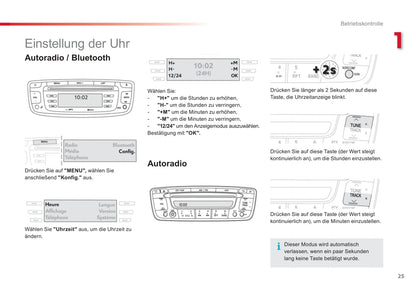 2012-2014 Citroën C1 Gebruikershandleiding | Duits