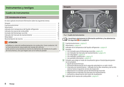 2012-2013 Skoda Octavia Gebruikershandleiding | Spaans