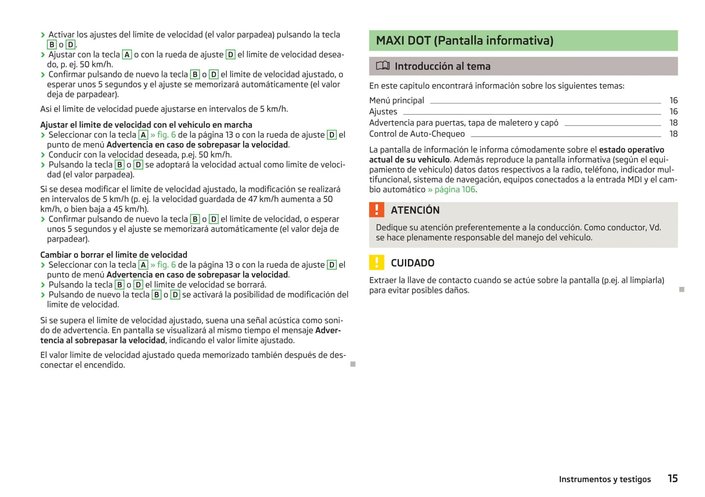 2012-2013 Skoda Octavia Gebruikershandleiding | Spaans