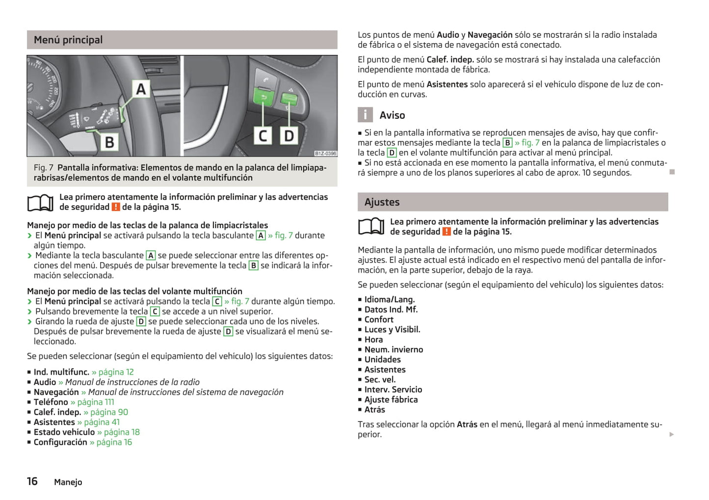 2012-2013 Skoda Octavia Gebruikershandleiding | Spaans